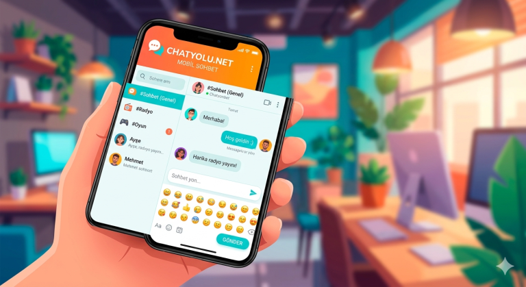 mobil sohbet arayüzü
